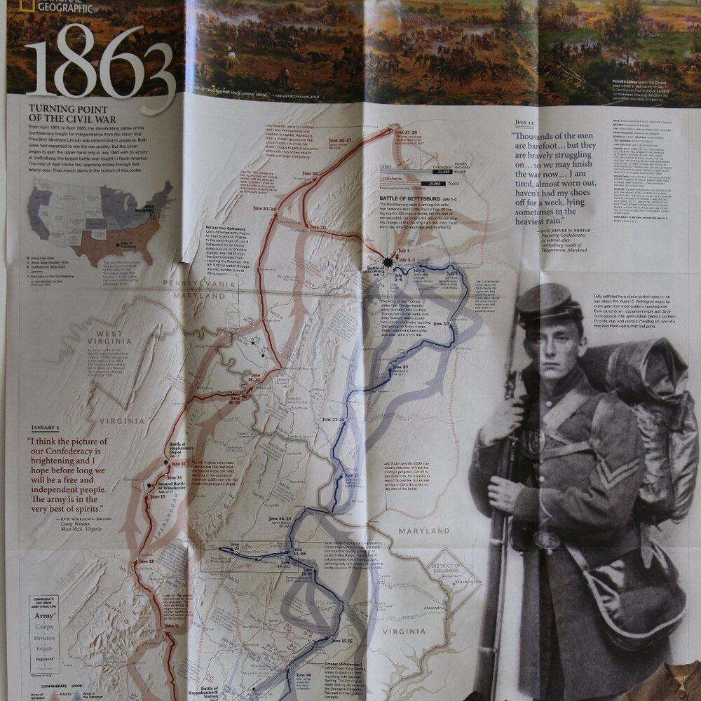 National Geographic "1863: Turning Point of the Civil War' / 'Civil War to Civil